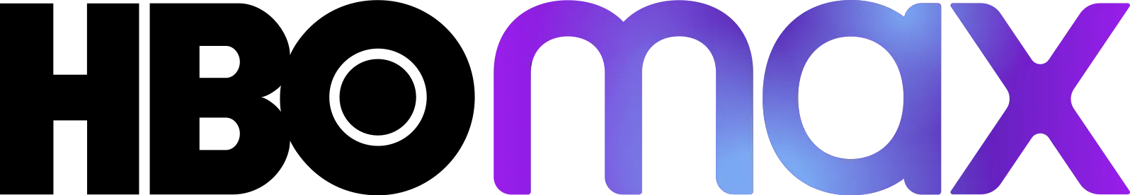 HBO Max logo, an on-demand catalogue on the films line