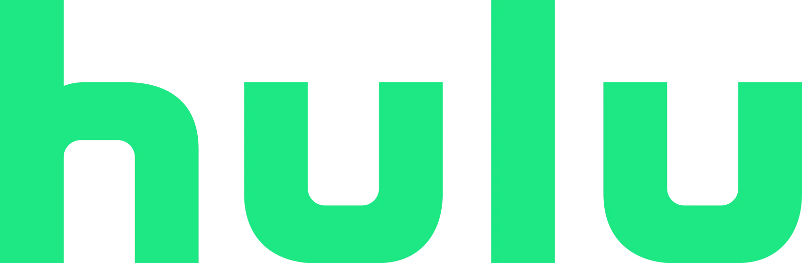 Hulu logo, an on-demand catalogue on the films line